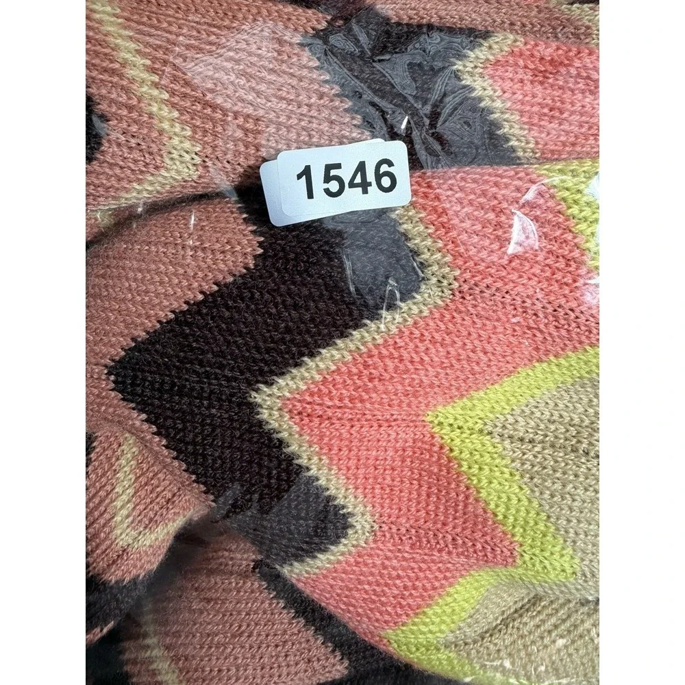 Missoni for Target Zigzag Infinity Scarf‎ Multicolor Chevorn Wool Blend Preppy